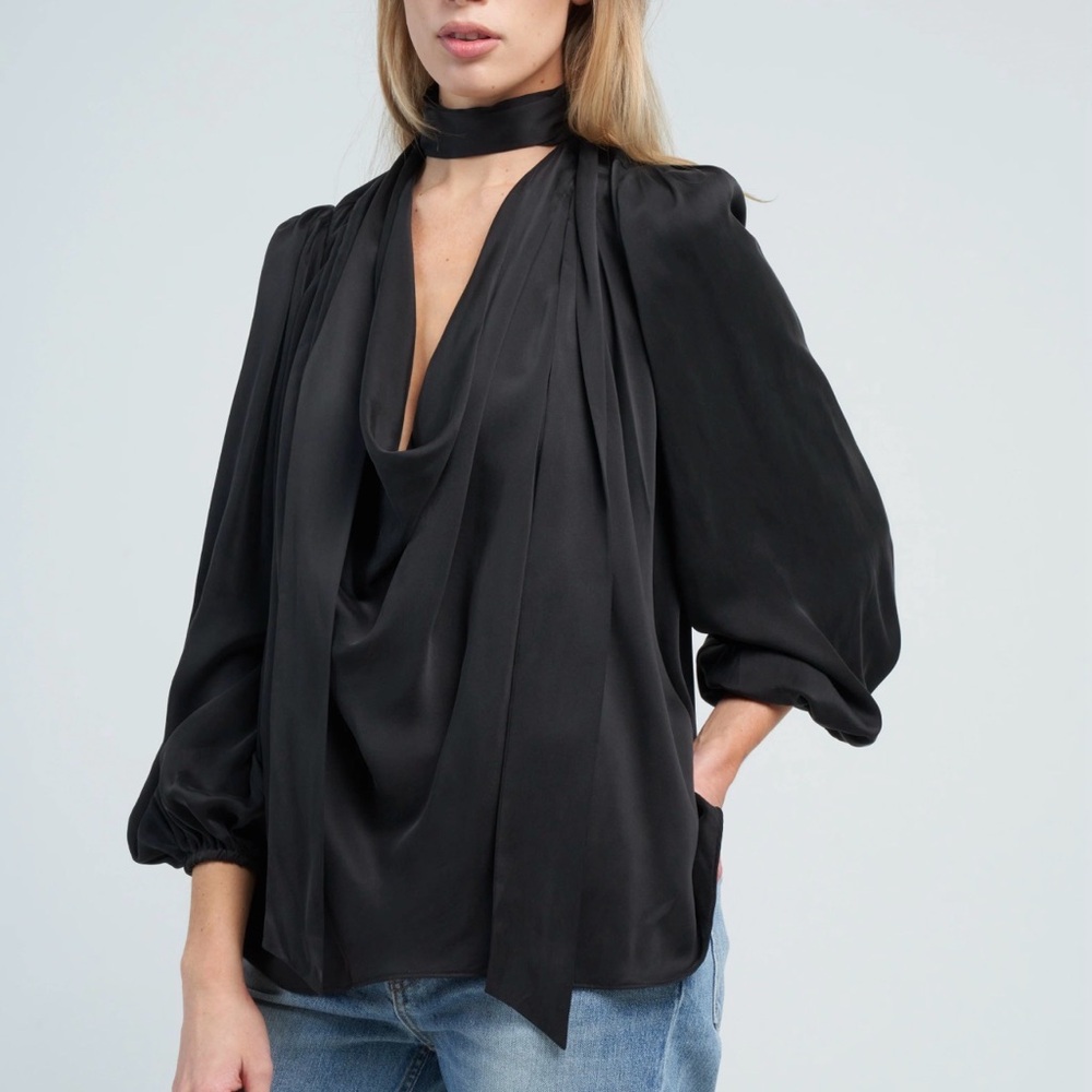 Zimmermann Silk Billow-Sleeve Blouse